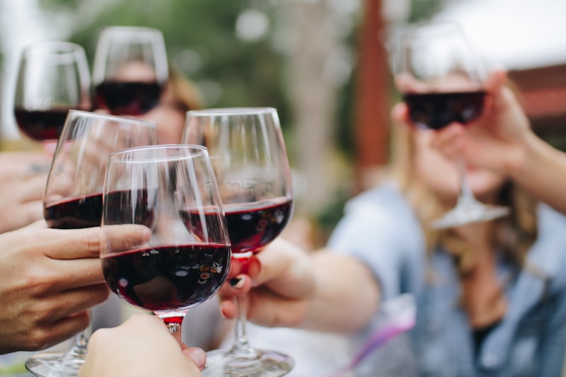 Verre de vin nature