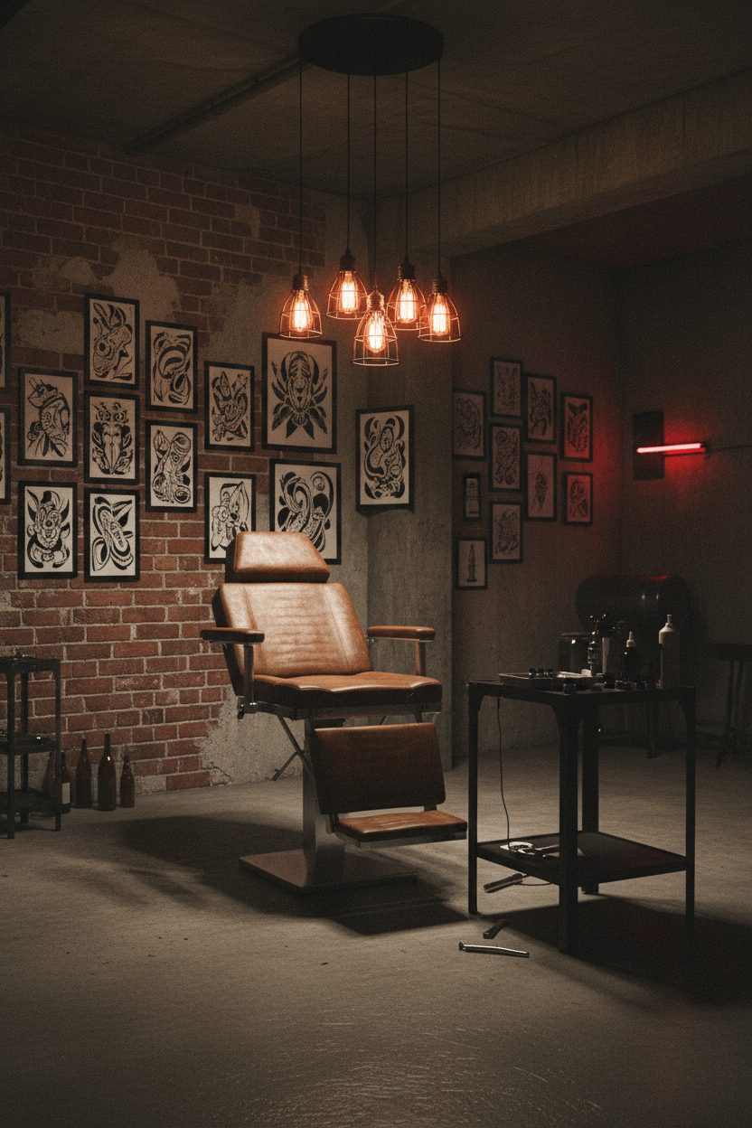 Intérieur du studio Encres Noires