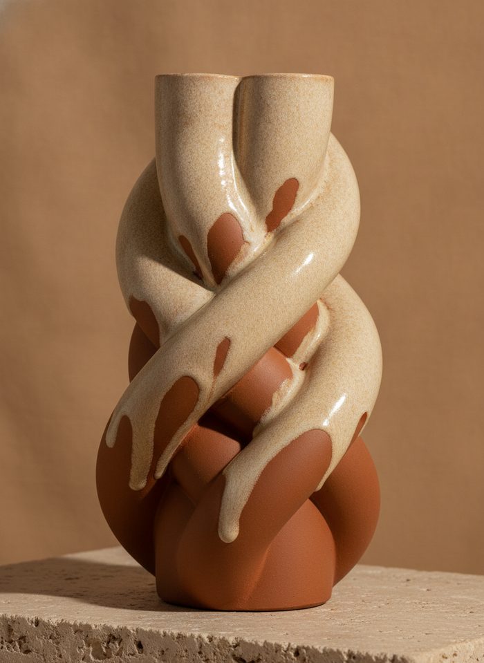 Vase noué
