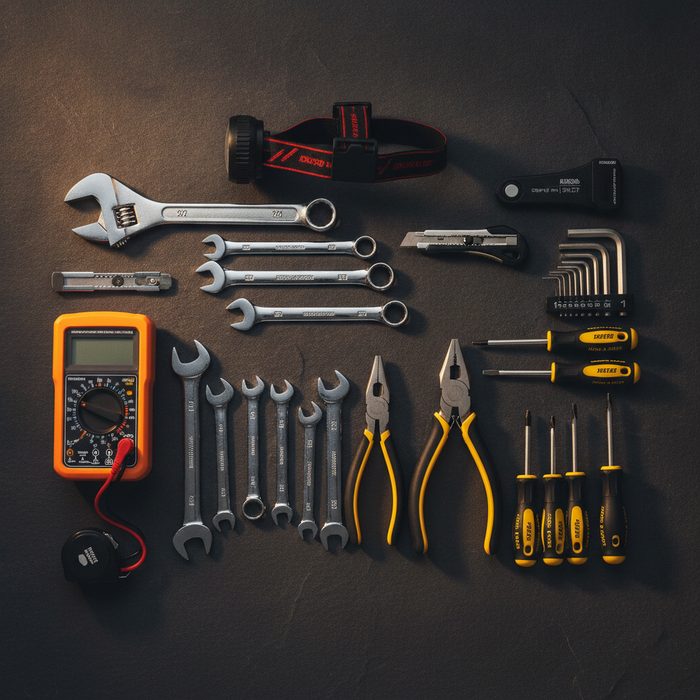 Caisse à outils professionnelle multi-métiers
